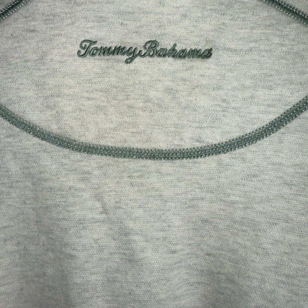 Tommy Bahama Fliprider Abaco Reversible Cotton Sweatshirt Mens 3XB Tropical Fern - Picture 11 of 12